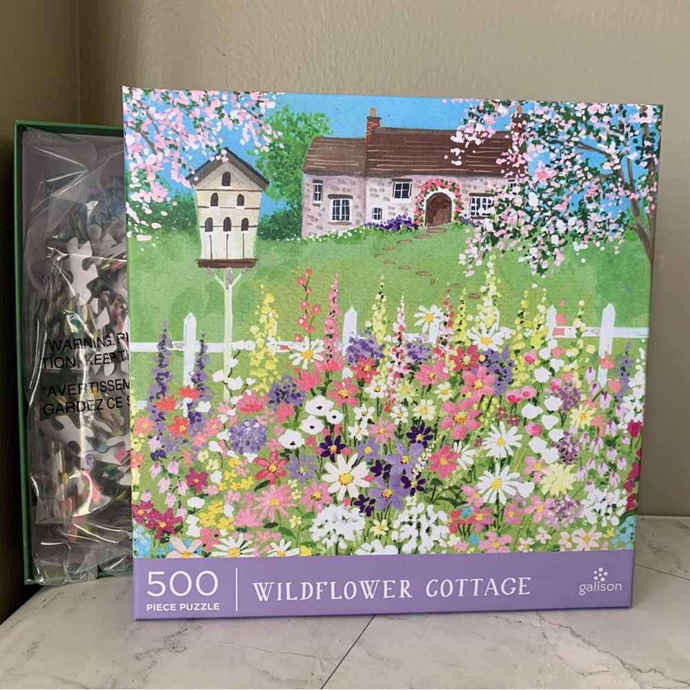 galison wildflower cottage 500 Piece Puzzle